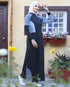 Midnight Fusion Full Front Open Jilbab